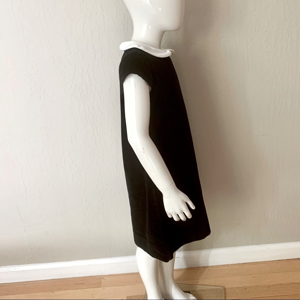BUSY BEES Black Velvet Shift Dress Special Occasion Holiday Party Classic Size 5 - Picture 6 of 12